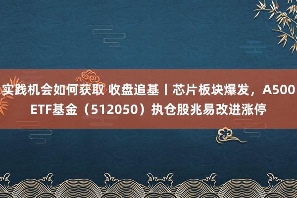 实践机会如何获取 收盘追基丨芯片板块爆发，A500ETF基金（512050）执仓股兆易改进涨停