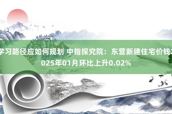 学习路径应如何规划 中指探究院：东营新建住宅价钱2025年01月环比上升0.02%